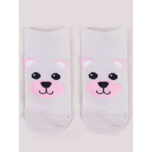 Yoclub pamut bokazokni 23/26 - szürke/maci 119888258 - Yoclub