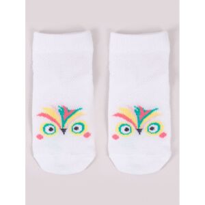 Yoclub pamut bokazokni 23/26 - fehér/bagoly 119888270 - Yoclub