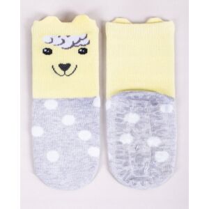 Yoclub ABS csúszásgátlós zokni 17/19 - pöttyös/bárány 119888283 - Yoclub