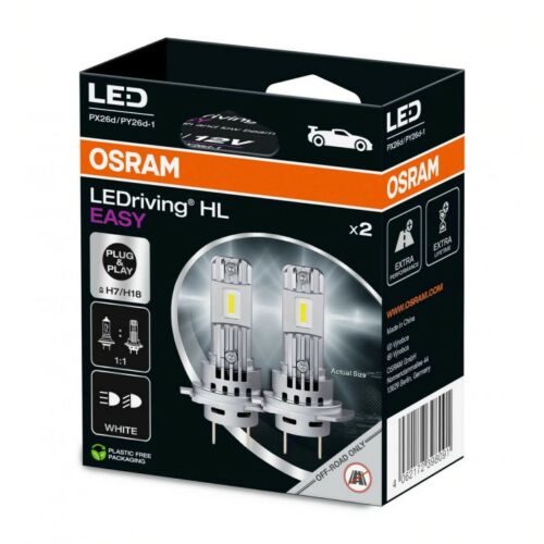 Osram LEDriving HL Easy H7 / H18 12V 16W fényszóró LED - 64210DWESY-2HB ...