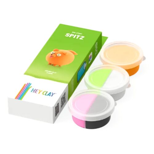 Hey Clay Spitz Kutya Gyurma Készlet Három Színű Gyurmával