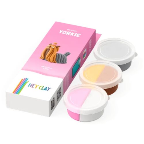 Hey Clay Yorkie Kutya Gyurma Készlet Gyurma Tartályokkal