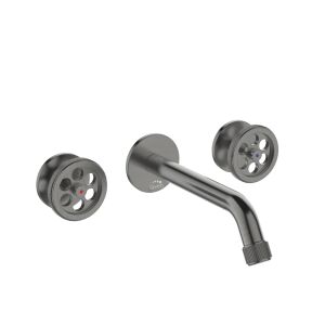 Laveo MURO beépíthető mosdócsaptelep, szálcsiszolt grafit