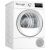 Angled view of Bosch WTH85293BY 8kg A++ heat pump dryer