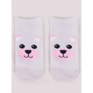 Yoclub pamut bokazokni 20/22 - szürke/maci 119911775 - Yoclub