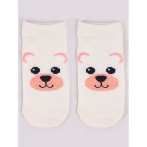 Yoclub pamut bokazokni 20/22 - krém/maci 119911773 - Yoclub