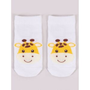 Yoclub pamut bokazokni 23/26 - fehér/zsiráf 119911820 - Yoclub