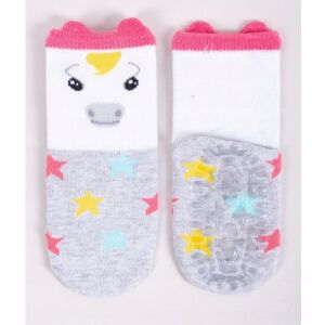 Yoclub ABS csúszásgátlós zokni 17/19 - csillagos/unikornis 119911834 - Yoclub