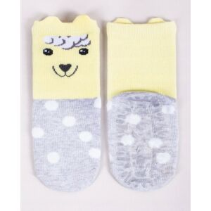 Yoclub ABS csúszásgátlós zokni 17/19 - pöttyös/bárány 119911835 - Yoclub
