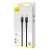 Baseus Daten- und Ladekabel, Cafule CATKLF-ALG1, USB Typ-C auf USB Typ-C, 100W, 2m, Grau 93630908