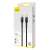 Baseus Cafule PD 2.0 100W USB-C to USB-C cable, black and grey, 2 meters long