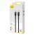Baseus Cafule PD 2.0 100W USB-C to USB-C cable, black and grey, 2 meters long