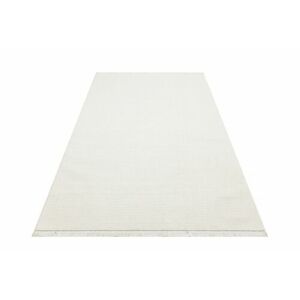 Bakero Oslo einfarbig weißer Teppich (120x180 cm) Gesamtansicht - Innenarchitektur