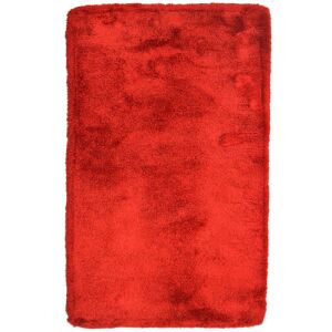 Bakero Shaggy Milano roter Teppich (70x140 cm) Draufsicht - Innenarchitektur