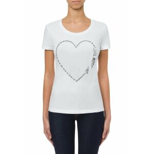 Dámske tričko Love Moschino W4H1909 M INTL Biele 119913348 - Dámske oblečenie