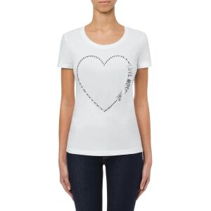 Dámske tričko Love Moschino W4H1909 White L INTL 119913349 - Dámske oblečenie