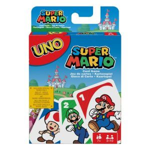 Super Mario UNO kártyajáték, egy szórakoztató családi játék különleges Mario szabályokkal - Mattel