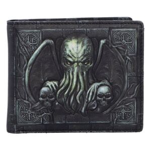 Cthulhu Pénztárca Cthulhu és Koponyák Mintával, Gótikus Horror Kiegészítő - Férfi pénztárca