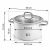 Tescoma DELIGHT 6.0L Stock Pot with Lid, Dimensions