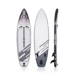 TIANYAKE nafukovací paddleboard, 335x86x15 cm, biela a sivá, s príslušenstvom - SUP a paddleboard