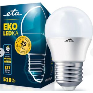 LED izzók ETA EKO LEDka mini izzó 6W, E27, semleges fehér 510 lumen