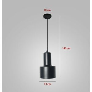 Mennyezeti lámpa szett matt fekete 2db /szett