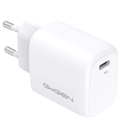 GoGEN ACHPD 120 USB-C PD 20W Hálózati Töltő, Fehér