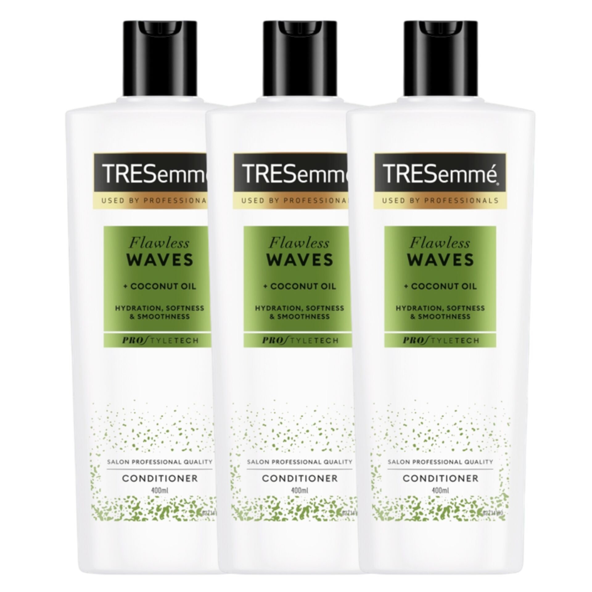 TRESemmé Flawless Waves Hajbalzsam hullámos és göndör hajra 3x400ml