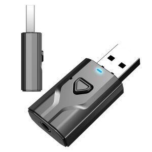 HCT 028-177 Vezeték nélküli Bluetooth 5.0 Adapter USB és 3.5mm Jack csatlakozóval - Bluetooth adapter