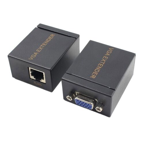HCT 230-035 VGA hosszabbító adapter RJ45 és VGA portokkal - VGA átalakító