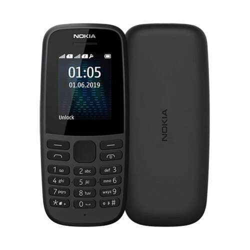 Nokia 105 Mobiltelefon, Fekete
