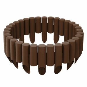 Cellfast Standard 4 barna kerti szegély, ívelt, 2.3m - Cellfast