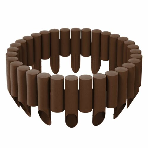 Cellfast Standard 4 barna kerti szegély, ívelt, 2.3m