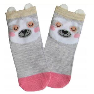 Yoclub pamut bokazokni 17/19 - szürke/rózsaszín/lajhár 119940916 - Yoclub