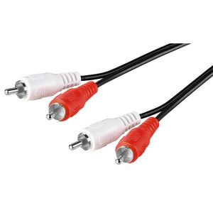 Goobay | Stereo RCA cable 2x RCA | 50030 | 2 RCA male (audio left/right) | 2 RCA male (audio left/right) 119945853 - Kabel RCA