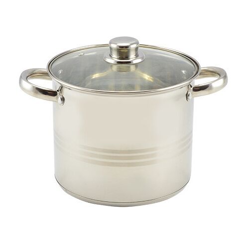 Bachmayer MB- 2922/12 12 literes rozsdamentes fazék fedővel