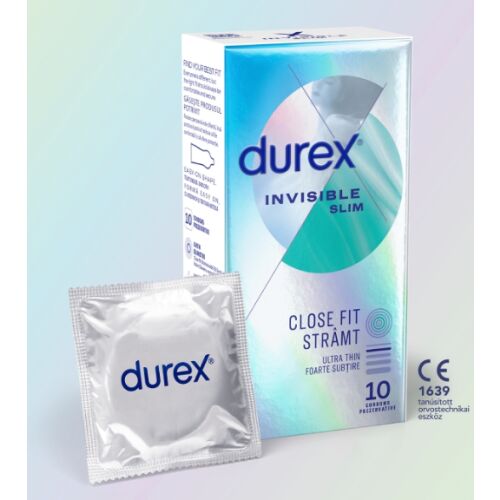 Durex Invisible Slim Kondom, enge anliegende, ultradünn