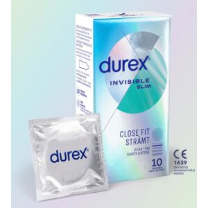Презерватив Durex Invisible Slim, плътно прилепнал, ултра тънък - Durex