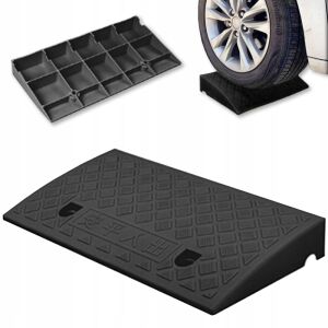 Auffahrt, Bordstein, unter Bordstein, schwarz, 8cm starke Auffahrt