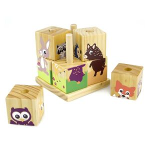 Fa mesekocka kirakó készlet 146070027 - Baba puzzle