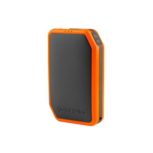 THAW THA-HND-0014-G Nabíjateľný ohrievač rúk s funkciou power bank, kapacita 10 000 mAh, 3 nastavenia teploty, oranžová