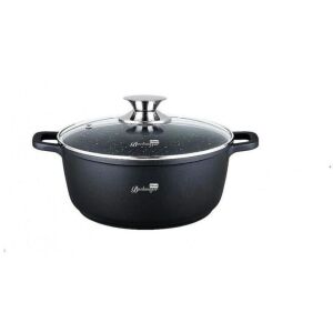 Oală Bachmayer BM-7884-44 din aluminiu, cu capac din sticlă, cu un strat ceramic antiaderent, 44 cm, 23 l - Bachmayer