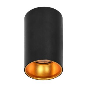 Adviti Eliza Deckenspot in Schwarz und Gold - Adviti