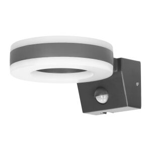 Adviti Howlit LED Außenwandleuchte mit Bewegungssensor, grau, IP65, 20W - Adviti