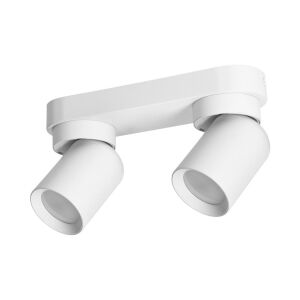 Adviti Spotleuchte Wand und Decke weiß 2x GU10 malt 119973185 - Adviti