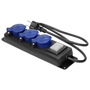 Priză multiplă Orno cu 3 prize, 16A 250V ~ 3500W IP44, cablu de 3m - Prize