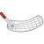 Floorball hoki ütő FREEZ SPEED 32 fehér-piros 100 cm kerek MB jobbra 125598667