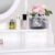 Italform dressing table with cosmetics and floral decoration