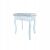 Italform white padded stool for dressing table