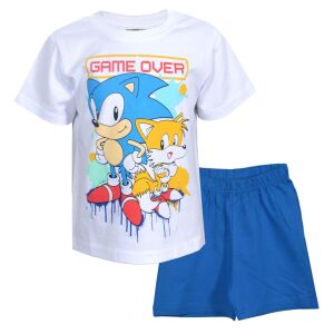 Sonic the Hedgehog kurzer Sommer Pyjama Set, Größe 3-4 Jahre - Sonic